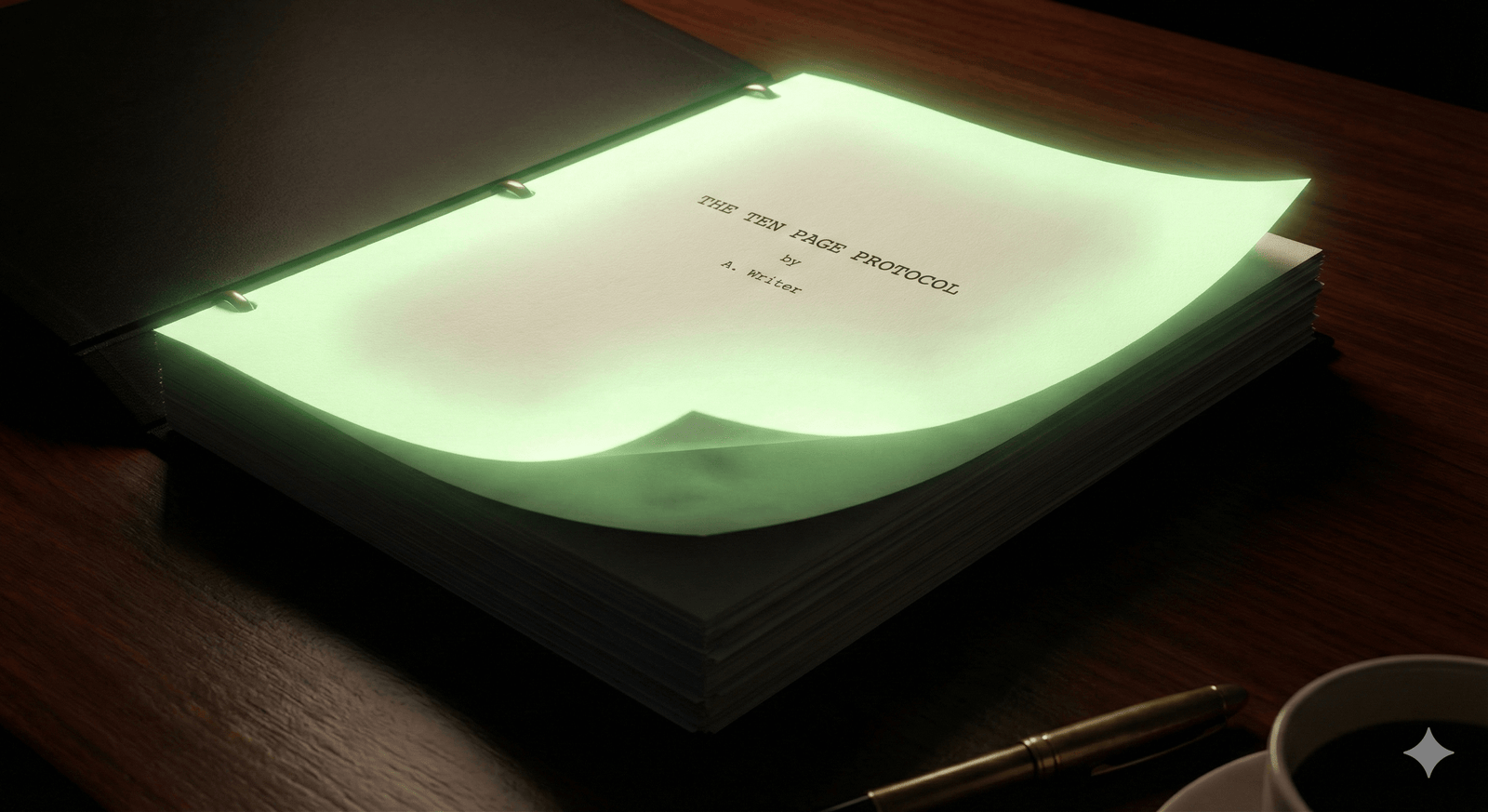 The Ten Page Protocol: A script that’s looking sick.